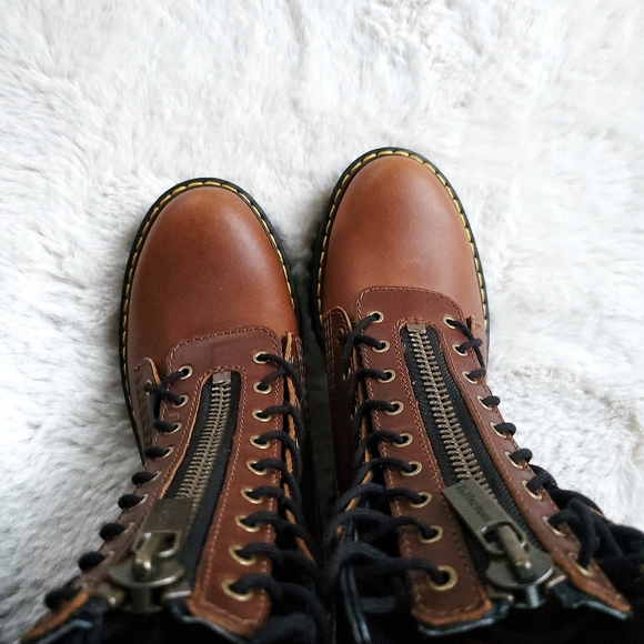 COPY - Dr Martens Karmilla Butterscotch Orleans Lugged Platform Boot - Picture 5 of 12